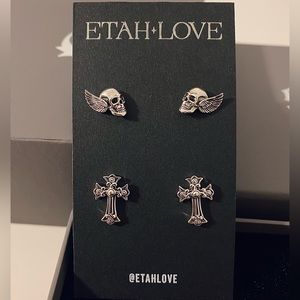 Etah Love - Luthera Sterling silver earring set